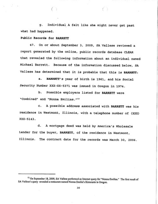 Illustration for article titled The Criminal Complaint Against Michael David Barrett, Alleged Erin Andrews Peeper